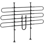 Koiraverkko autoon säädettävä, korkeus 85–120 cm ja leveys 87–135 cm, kolme teleskooppiputkea, musta