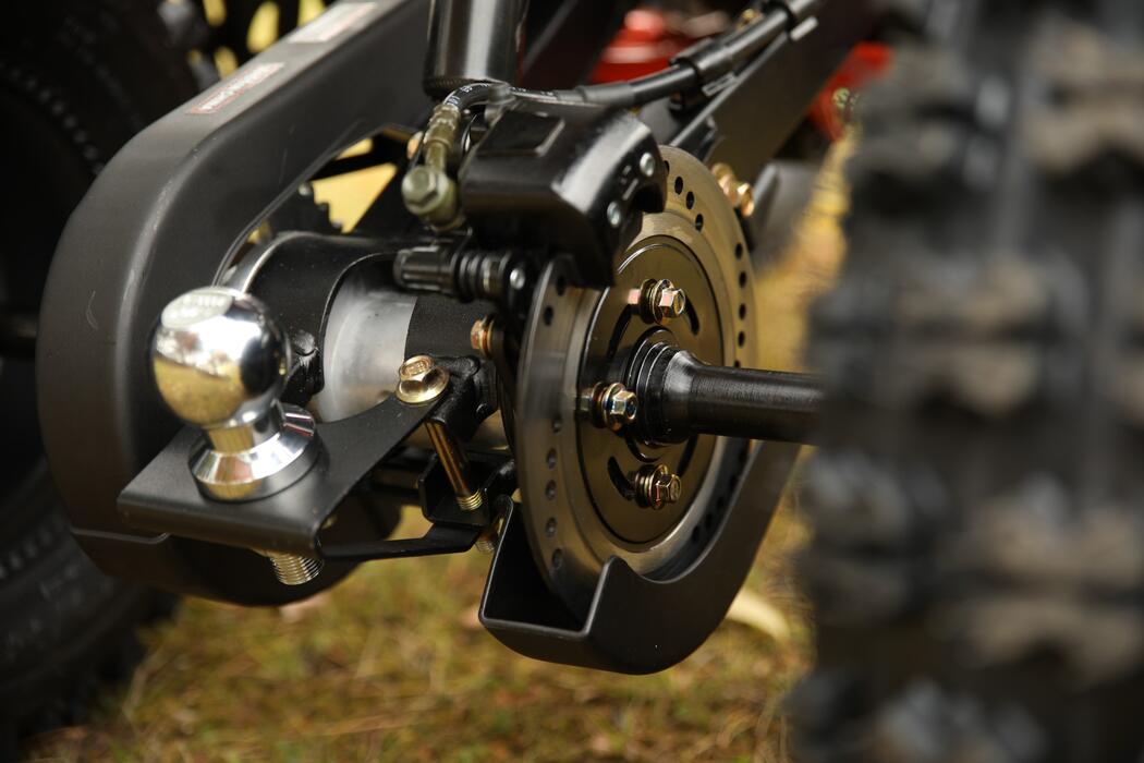 Arktis Motors barnminiquad 110CC helautomatisk, svart/grön