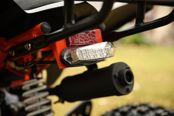 Arktis Motors barnminiquad 110CC helautomatisk, svart/grön