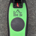 Lasten sähköpotkulauta kokoontaitettava, 120 W, 8 km/h, kantama 6 km, 6 v+, vihreä/musta
