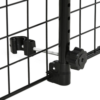 Koiraverkko auton tavaratilaan, portaattomasti säädettävä leveys 91–152 cm, korkeus 30 cm, metalli