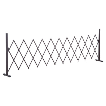 Jatkettava alumiininen saksiaita, 35–300 x 103,5 cm, tummanruskea