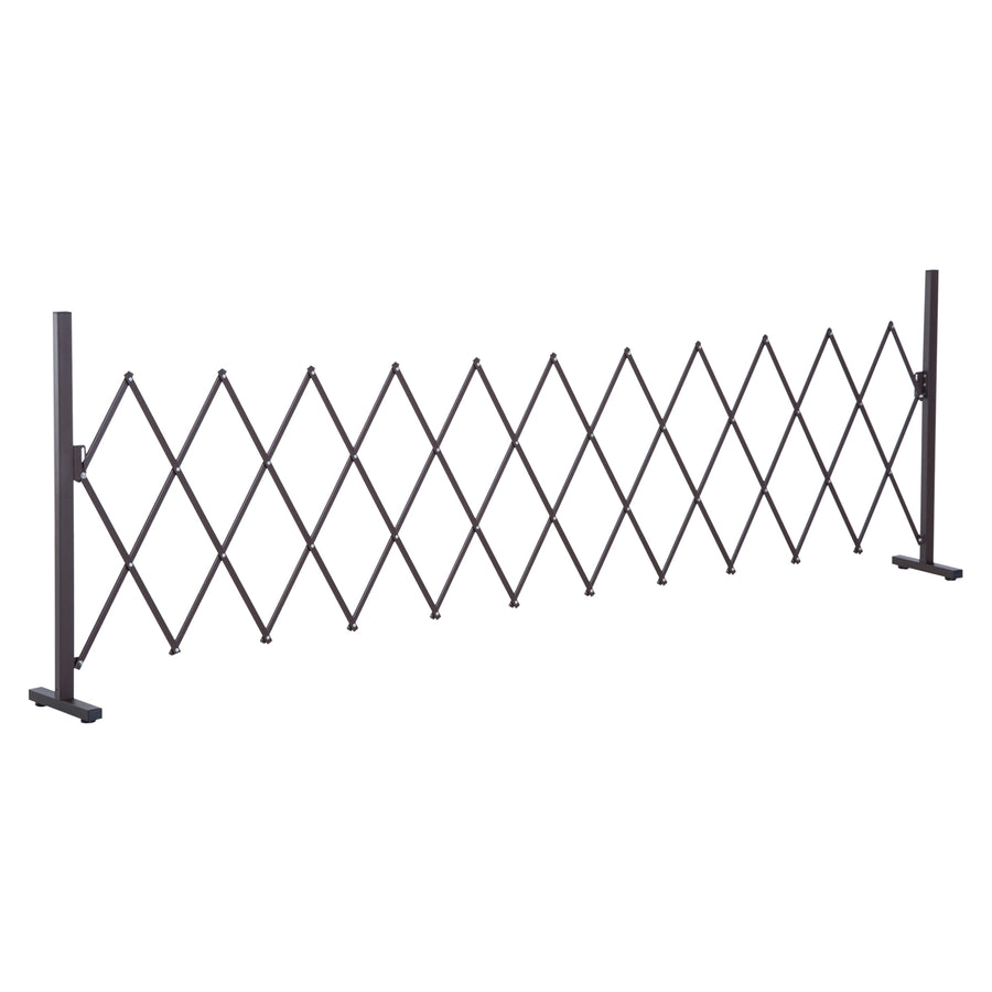 Jatkettava alumiininen saksiaita, 35–300 x 103,5 cm, tummanruskea