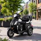 Senioriskootteri 1000 W, musta – 45 km toimintasäde