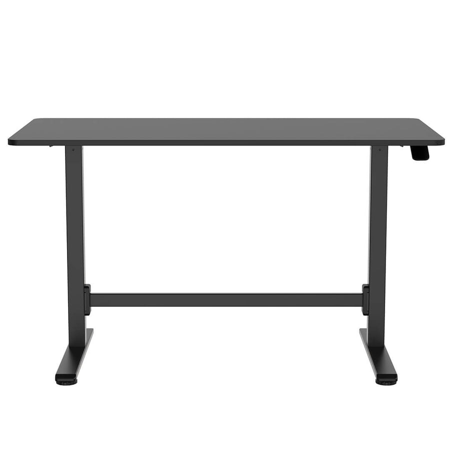 Säätöpöytä kaasujousella 120 x 60 cm – 70–115 cm, johdoton, musta
