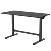 Säätöpöytä kaasujousella 120 x 60 cm – 70–115 cm, johdoton, musta