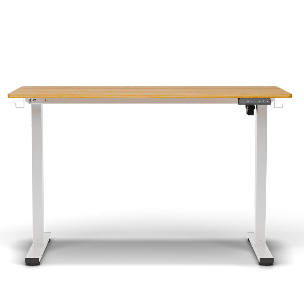 Sähköpöydän runko valkoinen, säädettävä 715–1160 mm