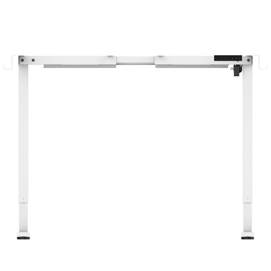Sähköpöydän runko valkoinen, säädettävä 715–1160 mm