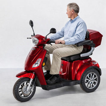 Senioriskootteri 1000 W – 25 km/h, 48V20Ah, varashälytin