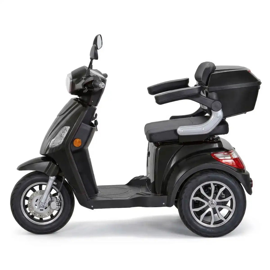 Senioriskoter 1000 W 25 km/h – 48 V 20 Ah litiumbatteri, stöldlarm, 150 kg