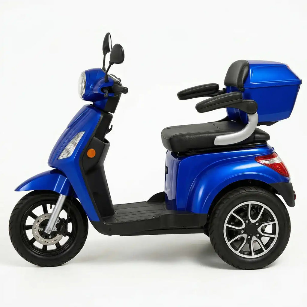 Senioriskoter 1000 W 25 km/h – 48 V 20 Ah litiumbatteri, stöldlarm, 150 kg