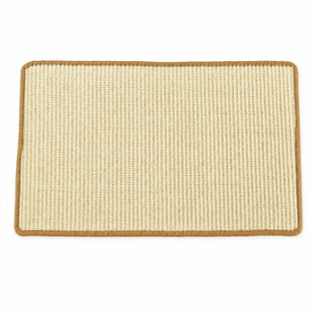 Iso sisalista punottu kissan raapimismatto 90 x 70 cm – luonnonvärinen