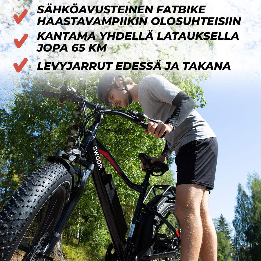SWOOP SÄHKÖPYÖRÄ FATBIKE 26