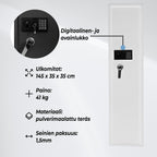 TR ASEKAAPPI 5-ASETTA AS500D DIGITAALILUKKO VALKOINEN