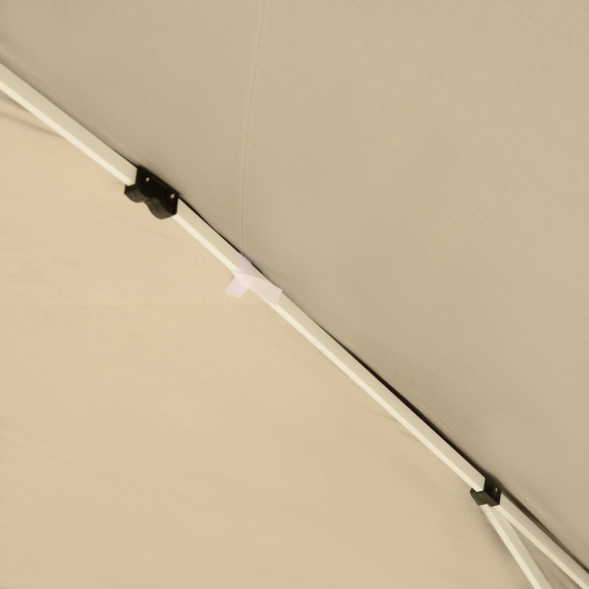 Pop-up-katos 2,95 x 2,95 m kantolaukulla, UV-suoja, musta