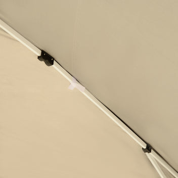 Pop-up-katos 2,95 x 2,95 m kantolaukulla, UV-suoja, musta