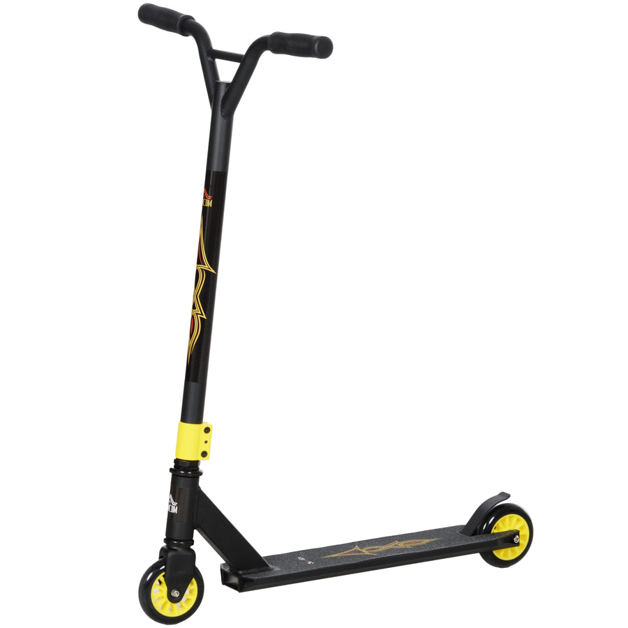 Temppupotkulauta alumiinia, 100 mm PU-pyörät, freestyle, 14 v+, kulta