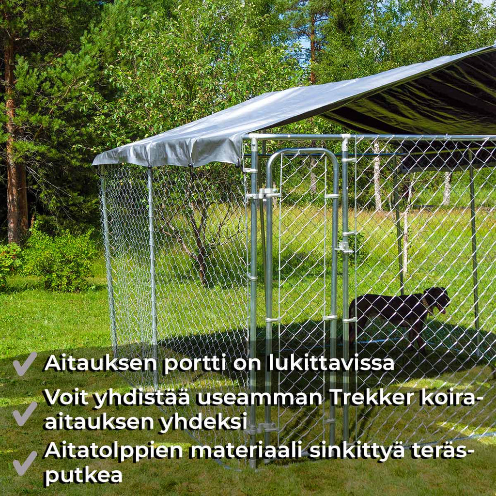 TR KOIRA-AITAUS 3x3x1,83M + KATTO