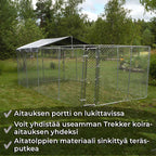 TR KOIRA-AITAUS 6x3x1,83M + KATTO