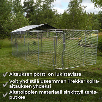 TR KOIRA-AITAUS 6x3x1,83M + KATTO