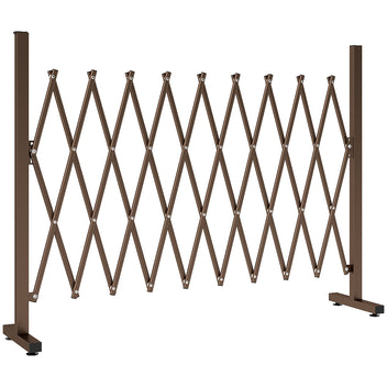Jatkettava alumiininen saksiaita, 31–250 x 103,5 cm, tummanruskea