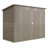 Peltivaja leveillä pariovilla, 2,7 m², vaaleanharmaa