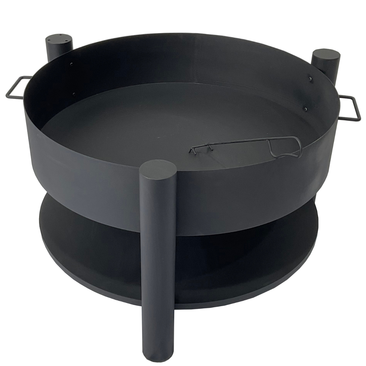 Lund & Leaf utomhuseldstad 80 x 80 x 110 cm, svart