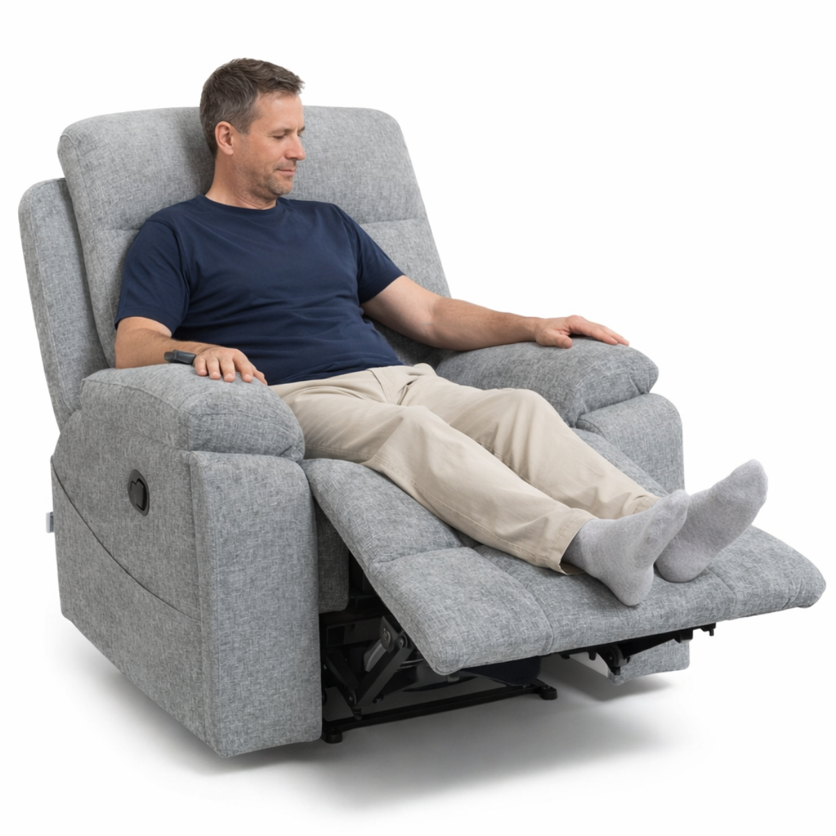 Pohjola Indoor Hierova Tv-tuoli / Mekanismituoli, Harmaa