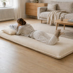 Vuodesohva Vinda beige – vuodekoko 93 × 217 cm