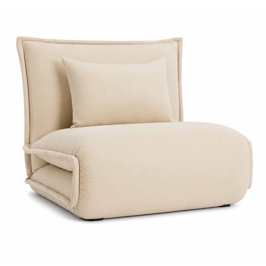 Bäddsoffa Vinda beige – sängstorlek 93 × 217 cm