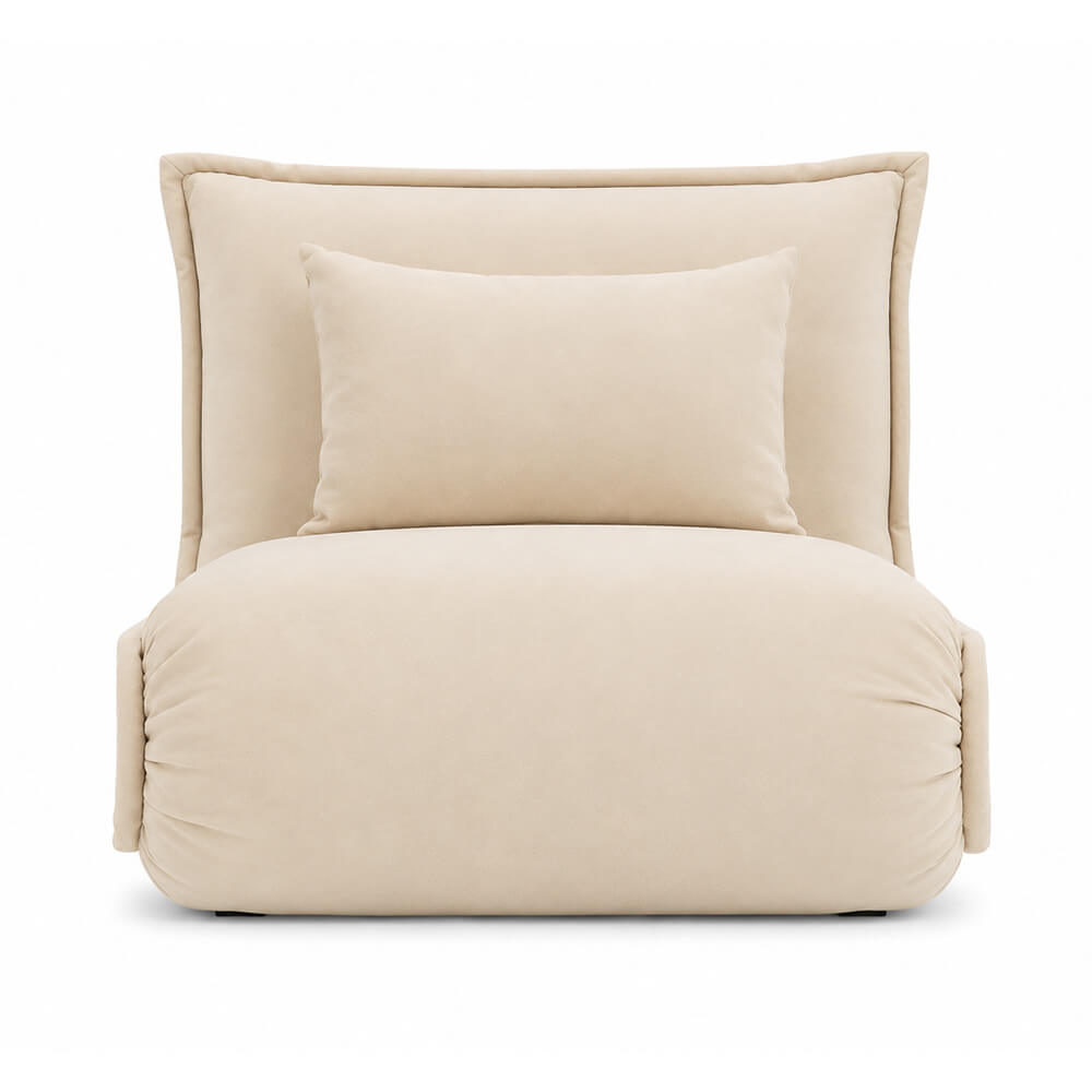 Vuodesohva Vinda beige – vuodekoko 93 × 217 cm