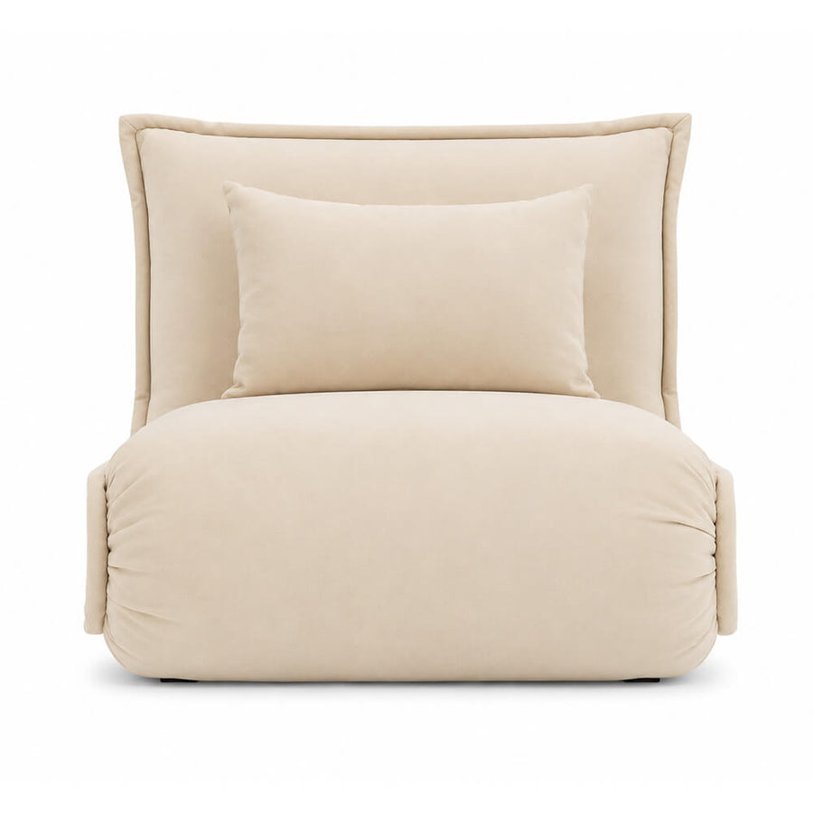 Bäddsoffa Vinda beige – sängstorlek 93 × 217 cm
