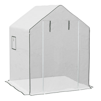 Varakate kasvihuoneeseen 845-510, 140 x 143 x 190 cm, valkoinen