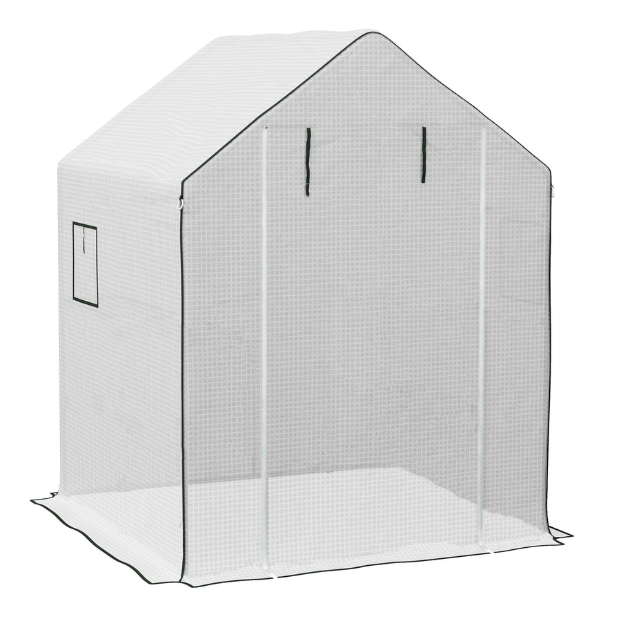 Varakate kasvihuoneeseen 845-510, 140 x 143 x 190 cm, valkoinen
