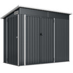 Peltivaja kolmella ovella, 2,68 m², tummanharmaa