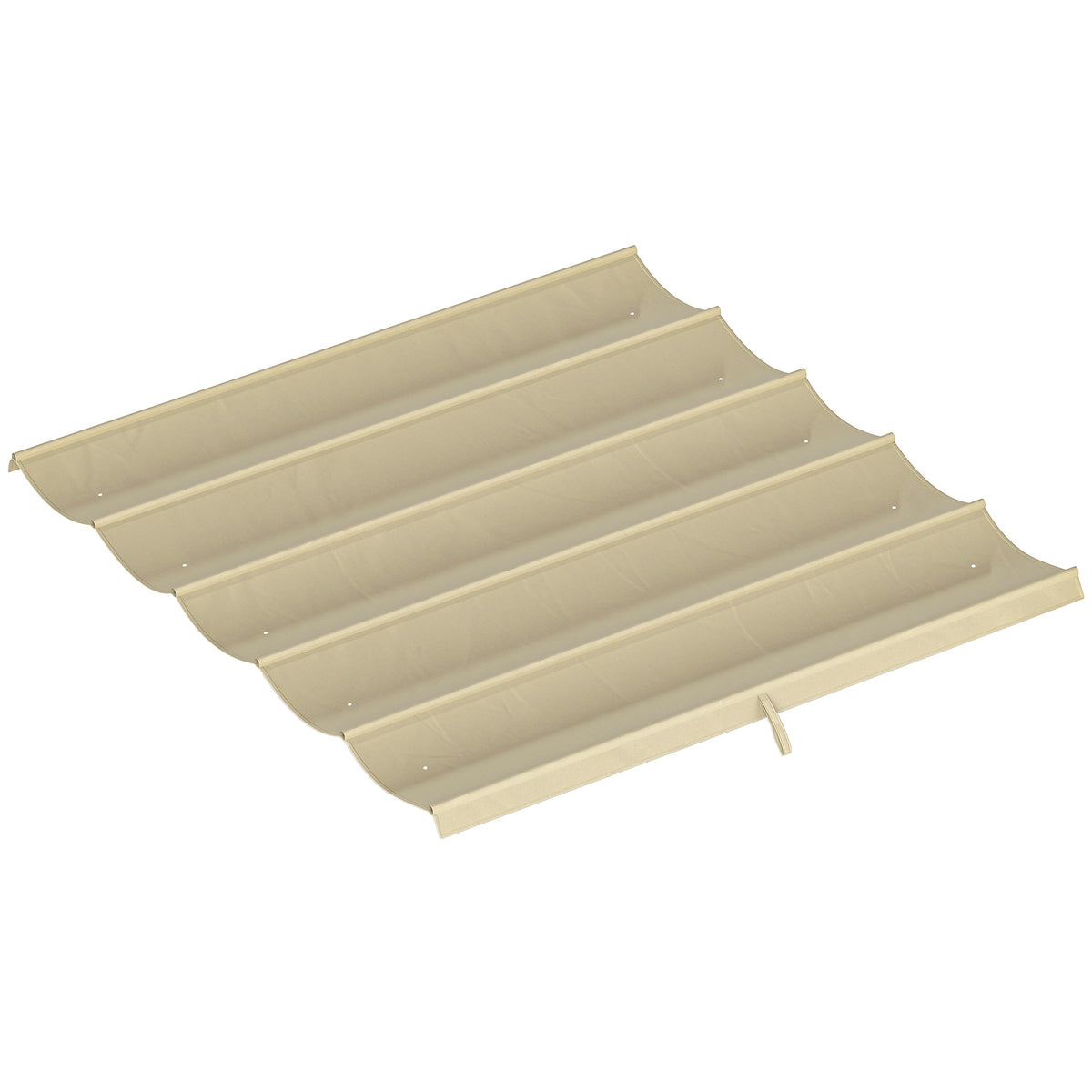 Varakangas 3 x 3 m pergolaan liukukatolla, 250 x 255 cm, beige