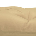Tuolintyynyt selkänojalla, 2 kpl, 98 x 50 x 8 cm, khaki