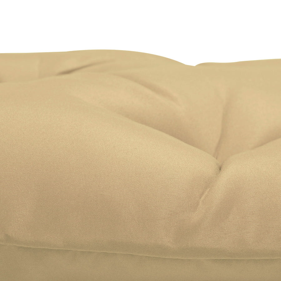 Tuolintyynyt selkänojalla, 2 kpl, 98 x 50 x 8 cm, khaki