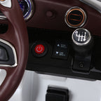 Lasten sähköauto Bentley GT, kaukosäädin, MP3 ja LED-valot, 3–5 v, valkoinen