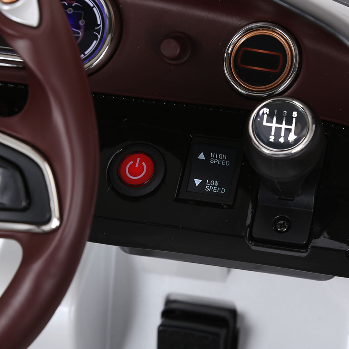 Lasten sähköauto Bentley GT, kaukosäädin, MP3 ja LED-valot, 3–5 v, valkoinen