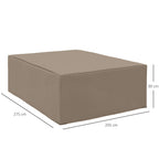 Iso suojapeite puutarhakalusteille, Oxford, 275 x 205 x 90 cm, beige