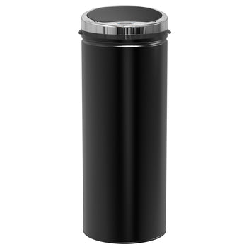 Sensoriroskakori 50 l, pyöreä, kosketukseton avaus, irrotettava sisäastia, musta