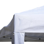 Pop-up-katos 2,95 x 2,95 m kantolaukulla, UV-suoja, valkoinen