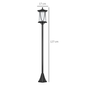 Aurinkopihavalaisin maapiikillä, 127 cm, musta