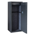 Asekaappi 20 aseelle 1450 × 600 × 500 mm – EN 14450 S1, digilukko, harmaa