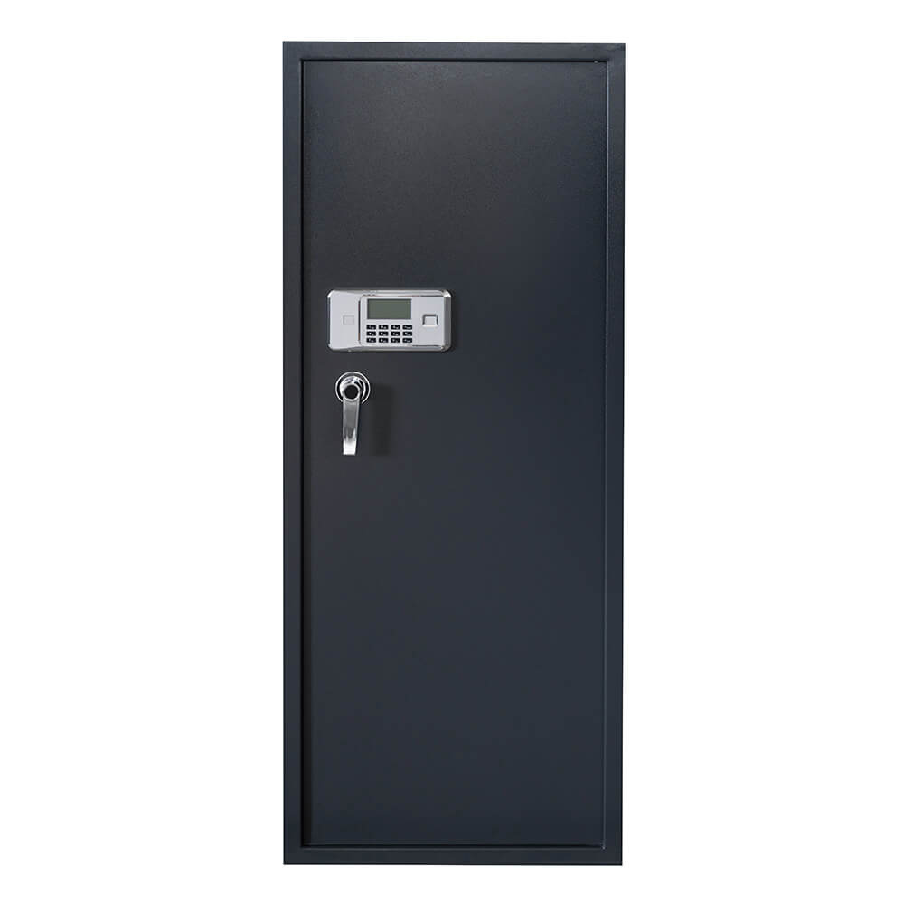 Asekaappi 20 aseelle 1450 × 600 × 500 mm – EN 14450 S1, digilukko, harmaa