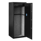 Asekaappi 20 aseelle 1450 × 600 × 500 mm – EN 14450 S1, digilukko, musta