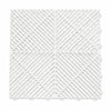 Autotallin lattialaatta 2 m², 12 kpl, 410 × 410 × 18 mm, valkoinen
