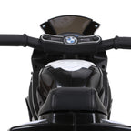 Lasten sähkömoottoripyörä BMW S1000RR 6V, musiikki ja ajovalo, 18–36 kk, musta