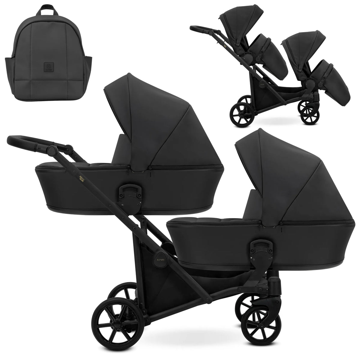 Kunert Brav Duo 2-in-1 sisarusvaunut, useita värejä